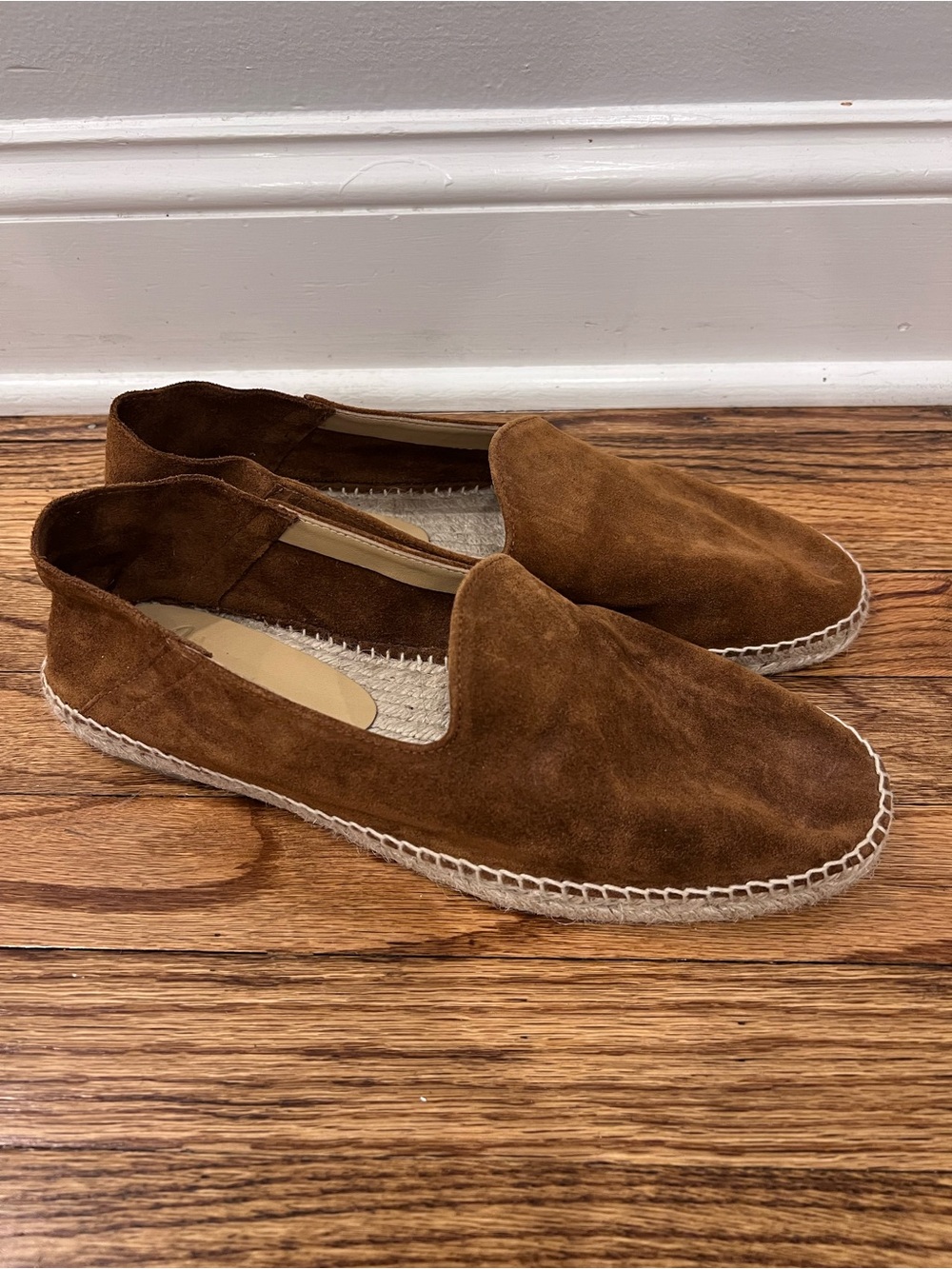 Castaner Men’s Espadrilles Slip On Suede Brown Size EU 44 US 9.5